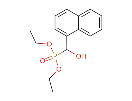 Molecular Structure of 1090-21-7 (diethyl hydroxy(naphth-1-yl)methylphosphonate)