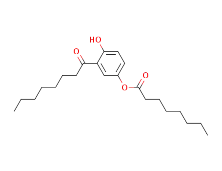 2-Hydroxy-5-octanoyloxy-octanophenon
