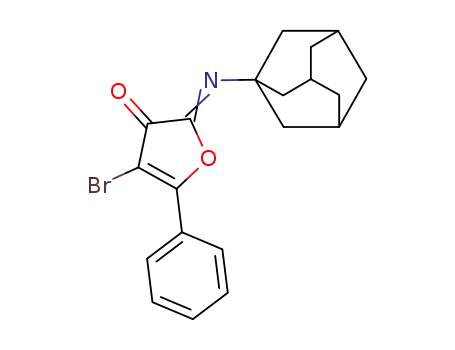 2-<N-(1<sup>1</sup>-adamantyl)imino>-4-bromo-5-phenyl-2,3-dihydro-3-furanone