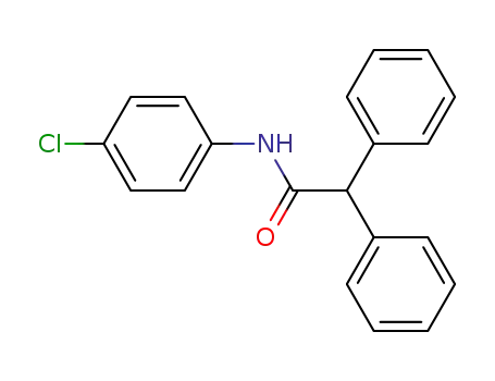 Molecular Structure of 24765-98-8 (N-(4-chlorophenyl)-2,2-diphenylacetamide)