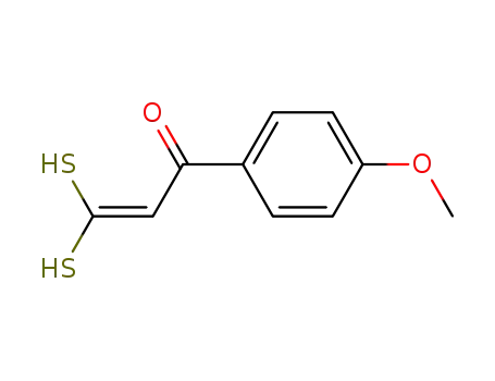 Molecular Structure of 50849-98-4 (2-Propen-1-one, 3,3-dimercapto-1-(4-methoxyphenyl)-)