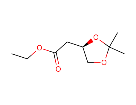 (R)-ethyl 2-(2,2-dimethyl-1,3-dioxolan-4-yl)acetate