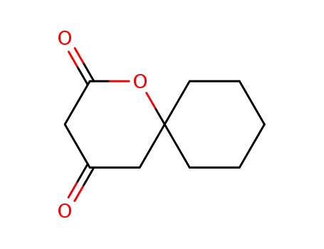 Molecular Structure of 1658-06-6 (1-Oxaspiro[5.5]undecane-2,4-dione)