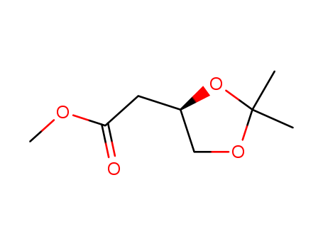 1,3-Dioxolane-4-acetic acid, 2,2-dimethyl-, methyl ester, (4R)-