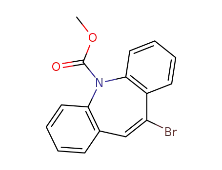 Molecular Structure of 866874-00-2 (methyl 10-bromo-dibenz[b,f]azepine-5-carbamate)