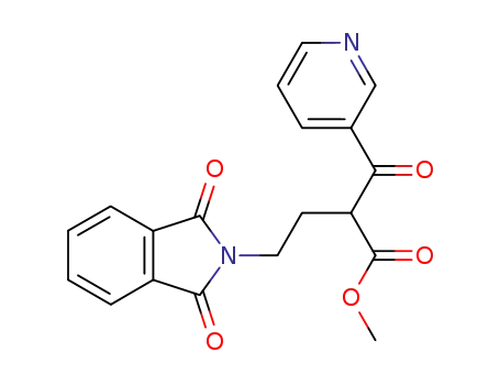 Molecular Structure of 109700-79-0 (2-nicotinoyl-4-phthalimido-butyric acid methyl ester)