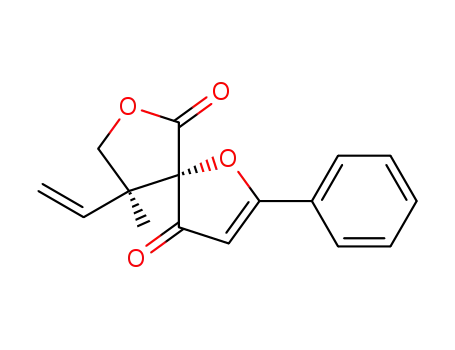 1,7-Dioxaspiro[4.4]non-2-ene-4,6-dione,9-ethenyl-9-methyl-2-phenyl-, (5S,9S)-