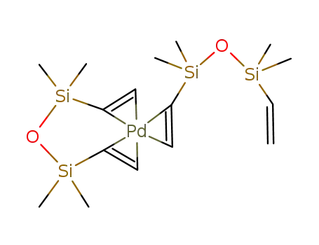 Molecular Structure of 252007-98-0 (Pd(η(2),η(2)-C8H18Si2O)(η(2)-C8H18Si2O))