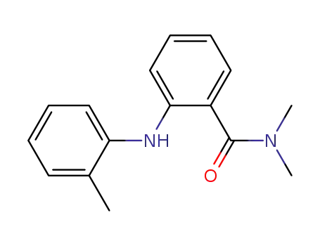 Molecular Structure of 353497-28-6 (N,N-dimethyl-2-(2-toluidino)benzamide)
