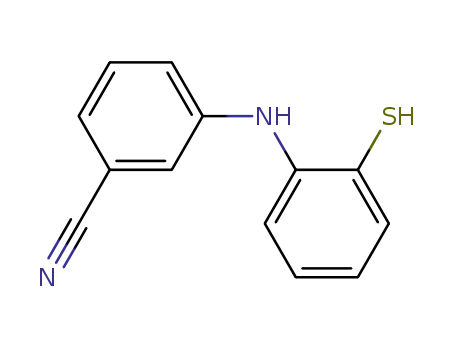 Molecular Structure of 151079-72-0 (2-mercapto 3'-cyanodiphenylamine)