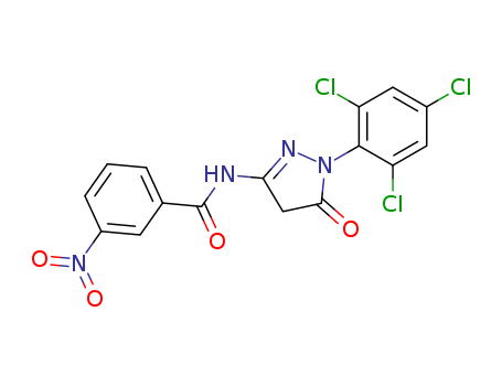 3-Nitro-N-(5-oxo-1-(2,4,6-trichlorophenyl)-4,5-dihydro-1H-pyrazol-3-yl)benzaMide