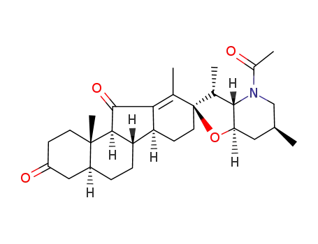 (23<i>R</i>)-28-acetyl-17,23-epoxy-(5α)-veratr-12-ene-3,11-dione