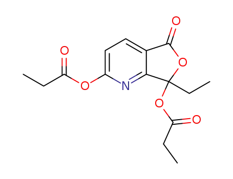 Molecular Structure of 115147-81-4 (4-aza-3-ethyl-3,5-dipropionyloxy-1(3H)-isobenzofuranone)