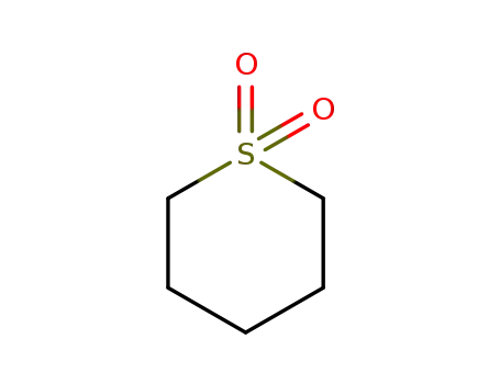Molecular Structure of 4988-33-4 (tetrahydro-2H-thiopyran 1,1-dioxide)