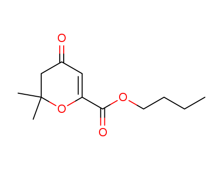 2H-Pyran-6-carboxylicacid, 3,4-dihydro-2,2-dimethyl-4-oxo-, butyl ester cas  532-34-3