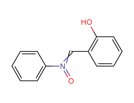Molecular Structure of 20357-59-9 (alpha-(o-Hydroxyphenyl)-N-phenylnitrone)