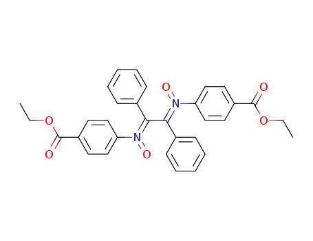 Molecular Structure of 861778-78-1 (benzil-bis-[<i>N</i>-(4-ethoxycarbonyl-phenyl)-oxime ])
