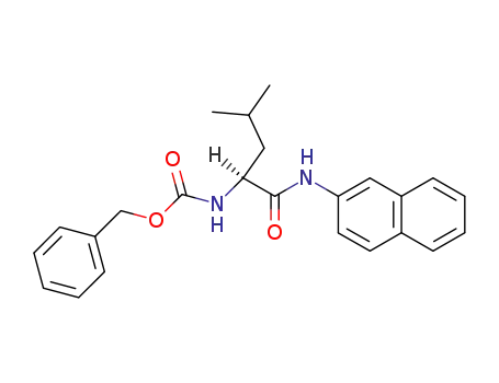 Benzyl {(2S)-4-methyl-1-[(naphthalen-2-yl)amino]-1-oxopentan-2-yl}carbamate