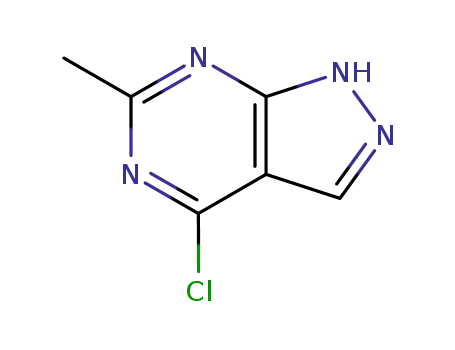 4-클로로-6-메틸-1H-피라졸로[3,4-d]피리미딘