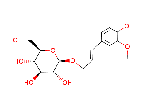 3-Methoxy-4-hydroxycinnamyl β-D-glucopyranoside