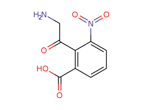Molecular Structure of 1234834-07-1 (2-aminoacetyl-3-nitrobenzoic acid)