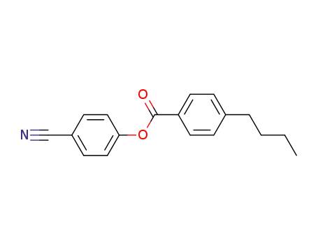 Molecular Structure of 38690-77-6 (4-CYANOPHENYL 4-N-BUTYLBENZOATE)