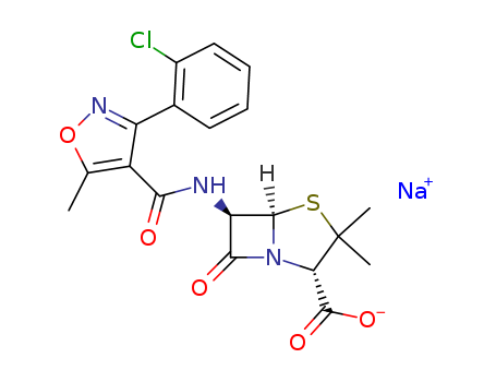 cloxacillin sodium salt CAS No.642-78-4