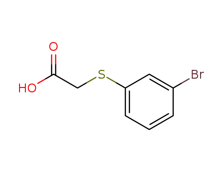 Molecular Structure of 3996-39-2 ((3-BroMo-phenylsulfanyl)-acetic acid)