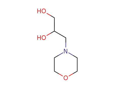 Molecular Structure of 6425-32-7 (3-MORPHOLINO-1,2-PROPANEDIOL)