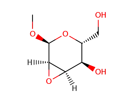 Molecular Structure of 3257-61-2 (methyl 2,3-anhydro-α-D-allopyranoside)