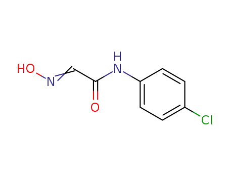 Molecular Structure of 17122-56-4 (N-(4-chlorophenyl)-2-(hydroxyimino)acetamide)