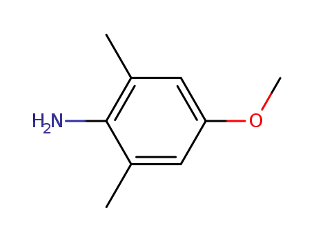 Molecular Structure of 34743-49-2 (4-methoxy-2,6-dimethyl-aniline)