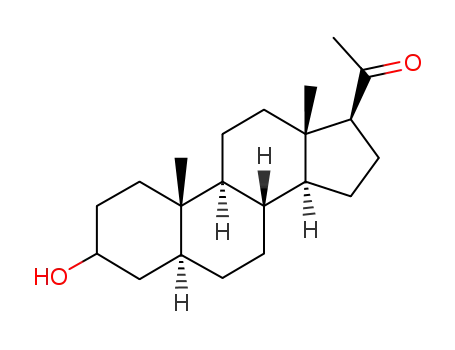 Molecular Structure of 40135-22-6 (allopregnanolone)