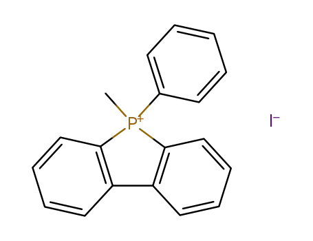 Molecular Structure of 2751-93-1 (5-methyl-5-phenyl-5<i>H</i>-benzo[<i>b</i>]phosphindolium; iodide)