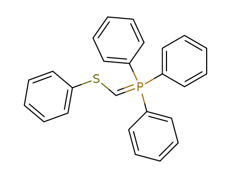 Phosphorane, triphenyl[(phenylthio)methylene]-