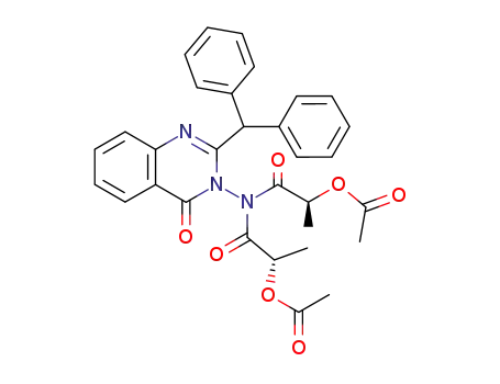 3-{bis[(S)-2-acetoxypropanoyl]amino}-2-diphenylmethylquinazolin-4(3H)-one