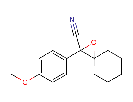 2-(4-methoxy-phenyl)-1-oxa-spiro[2.5]octane-2-carbonitrile