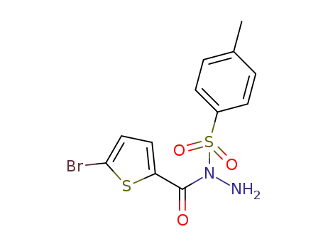 Molecular Structure of 1448723-46-3 (C<sub>12</sub>H<sub>11</sub>BrN<sub>2</sub>O<sub>3</sub>S<sub>2</sub>)