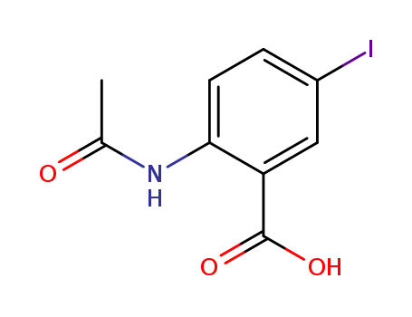 2-acetamido-5-iodo-benzoic acid cas  5326-44-3