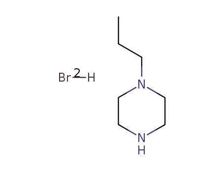 Molecular Structure of 64262-23-3 (1-n-Propylpiperazine dihydrobromide)