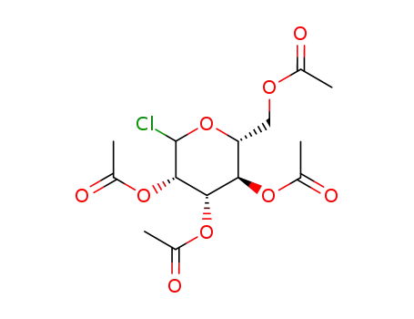 Molecular Structure of 65982-19-6 (2,3,4,6-tetra-O-acetyl-D-monnopyranosyl chloride)