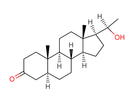 Molecular Structure of 516-58-5 (allopregnan-20beta-ol-3-one)