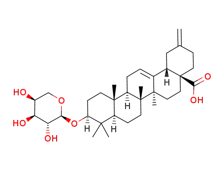 3-O-<α-L-arabinopyranosyl>-30-norolean-12,20(29)-dien-28-oic acid