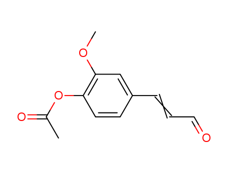 2-Propenal,3-[4-(acetyloxy)-3-methoxyphenyl]-