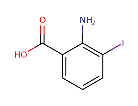 2-amino-3-iodo-benzoic acid  Cas no.20776-55-0 98%