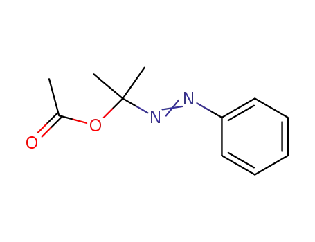Molecular Structure of 23386-03-0 (2-phenyldiazenylpropan-2-yl acetate)