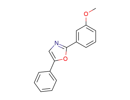 Molecular Structure of 38705-20-3 (2-(3-methoxyphenyl)-5-phenyloxazole)