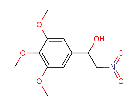 Molecular Structure of 14326-13-7 (Benzenemethanol, 3,4,5-trimethoxy-a-(nitromethyl)-)