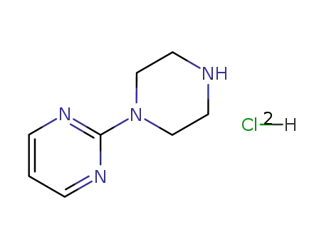 Molecular Structure of 94021-22-4 (2-(1-PIPERAZINYL)PYRIMIDINE DIHYDROCHLORIDE)