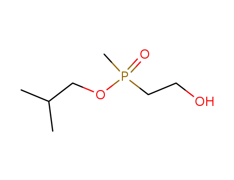 Molecular Structure of 53314-61-7 (isobutyl (2-hydroxyethyl)methylphosphinate)